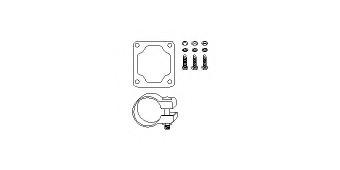 HJS 82 15 9017 Mounting Kit, catalytic converter